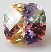 Multi-color cubic zirconia