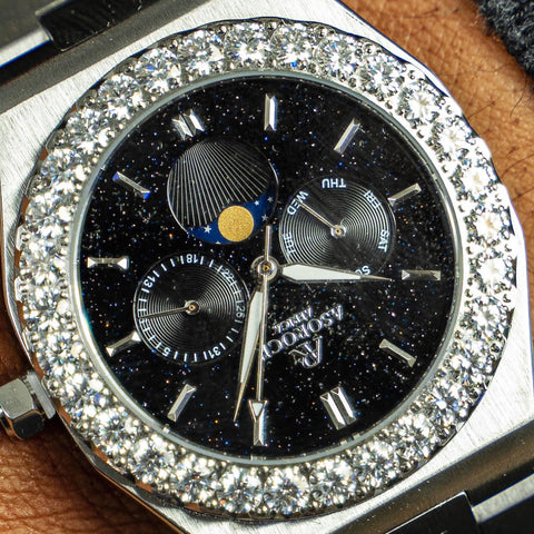 diamond watch for men, classy diamond for men