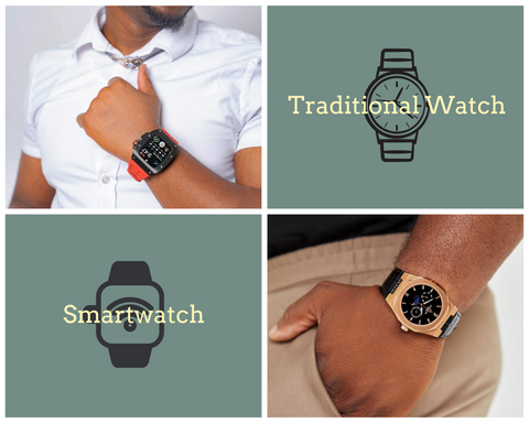 smartwatch vs. traditional watch, smart watches