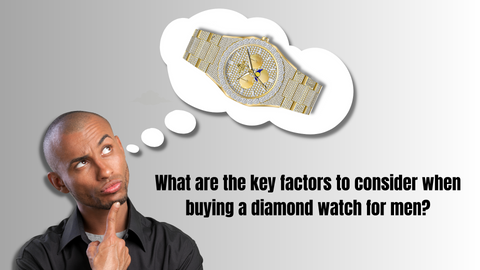 diamond watch for men, luxury diamond watch