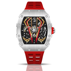 Silver/red Motorsport V2 automatic (Pre-order)